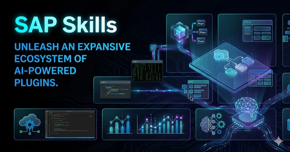 SAP Skills — 40 AI Coding Plugins for SAP (BTP, ABAP, HANA)